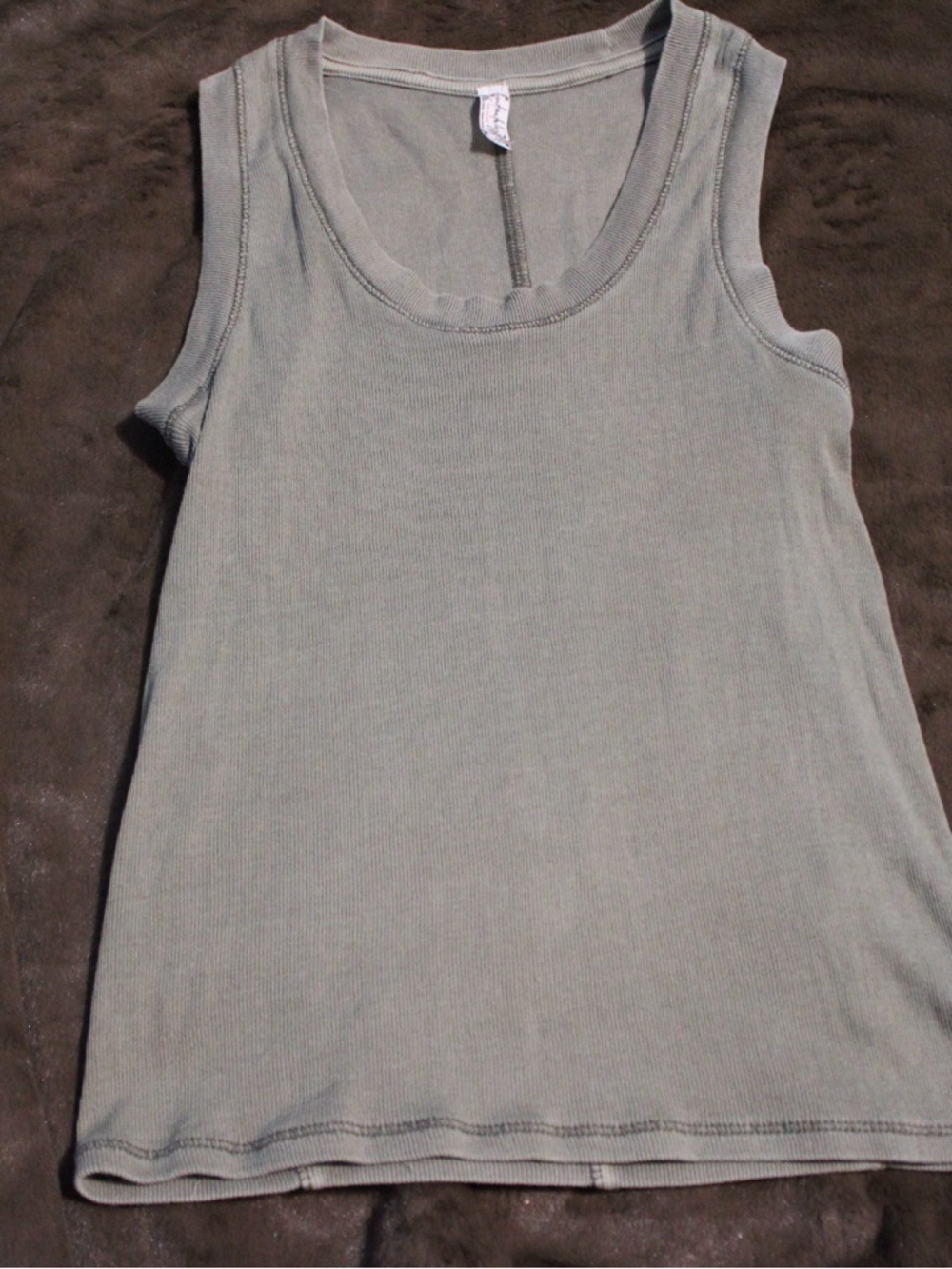 Intimately Women's Ribbed Tank Top - Sage Green